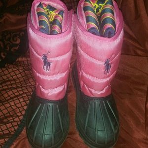 Girls polo boots size 10